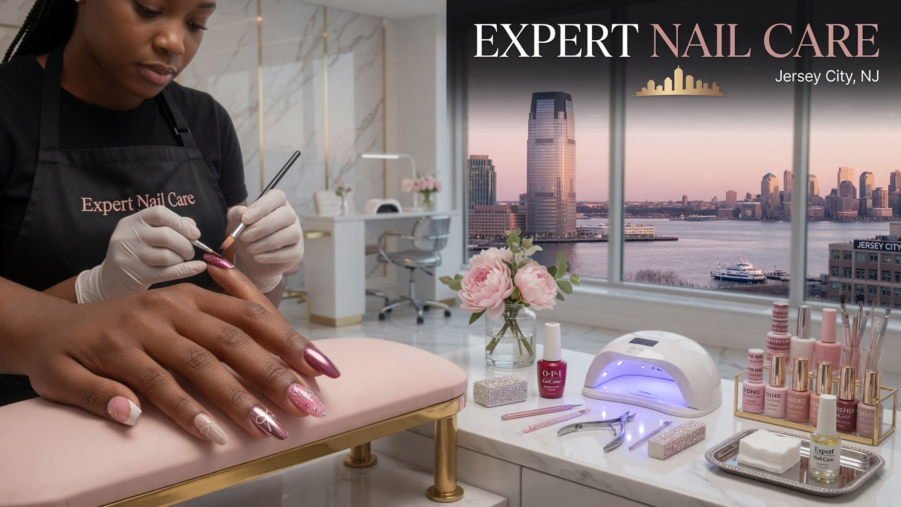 Discover premium nail salon services in Jersey City, NJ. From classic manicures to gel nails, find expert nail care and the latest trends near you