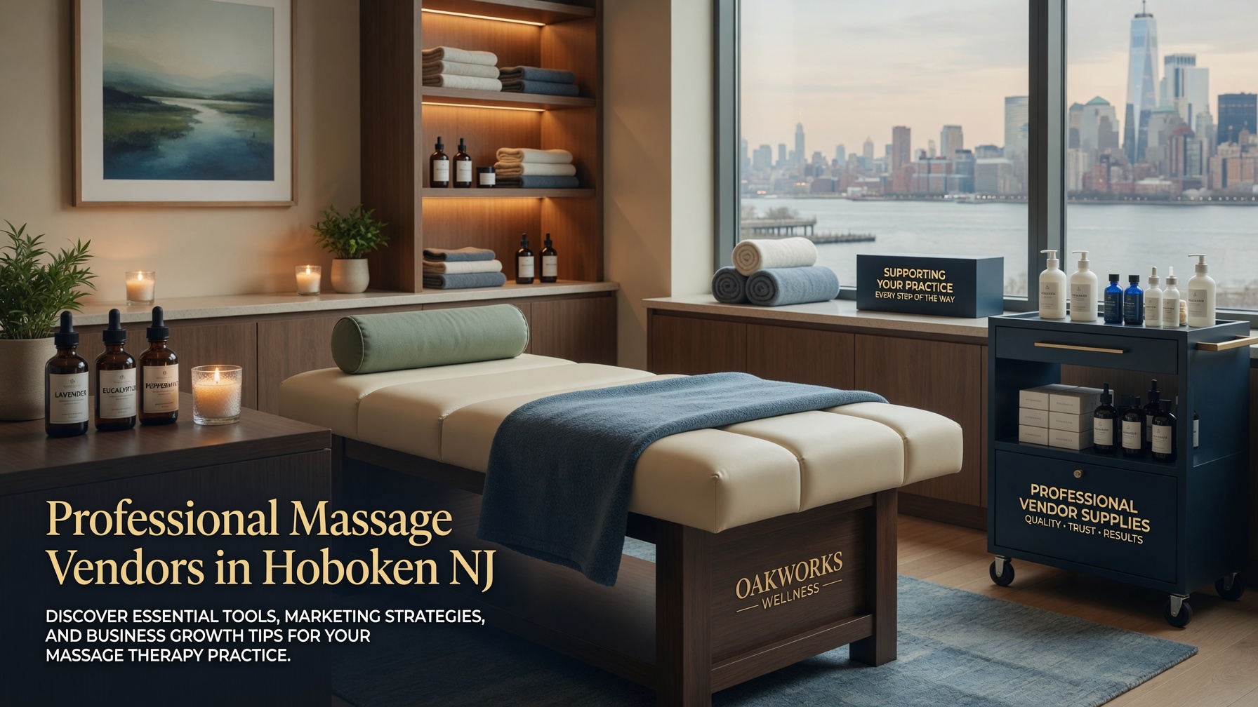 Professional massage vendors in Hoboken NJ: Discover essential tools, marketing strategies, and business growth tips for your massage therapy practice.